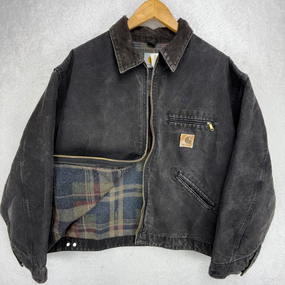 Carhartt Other - Carhartt Detroit Jacket Blanket Lined Mens 2XL J43 ONX Onyx Black